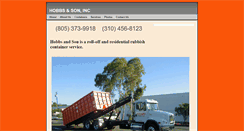 Desktop Screenshot of hobbsandson.com