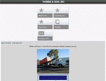 Tablet Screenshot of hobbsandson.com